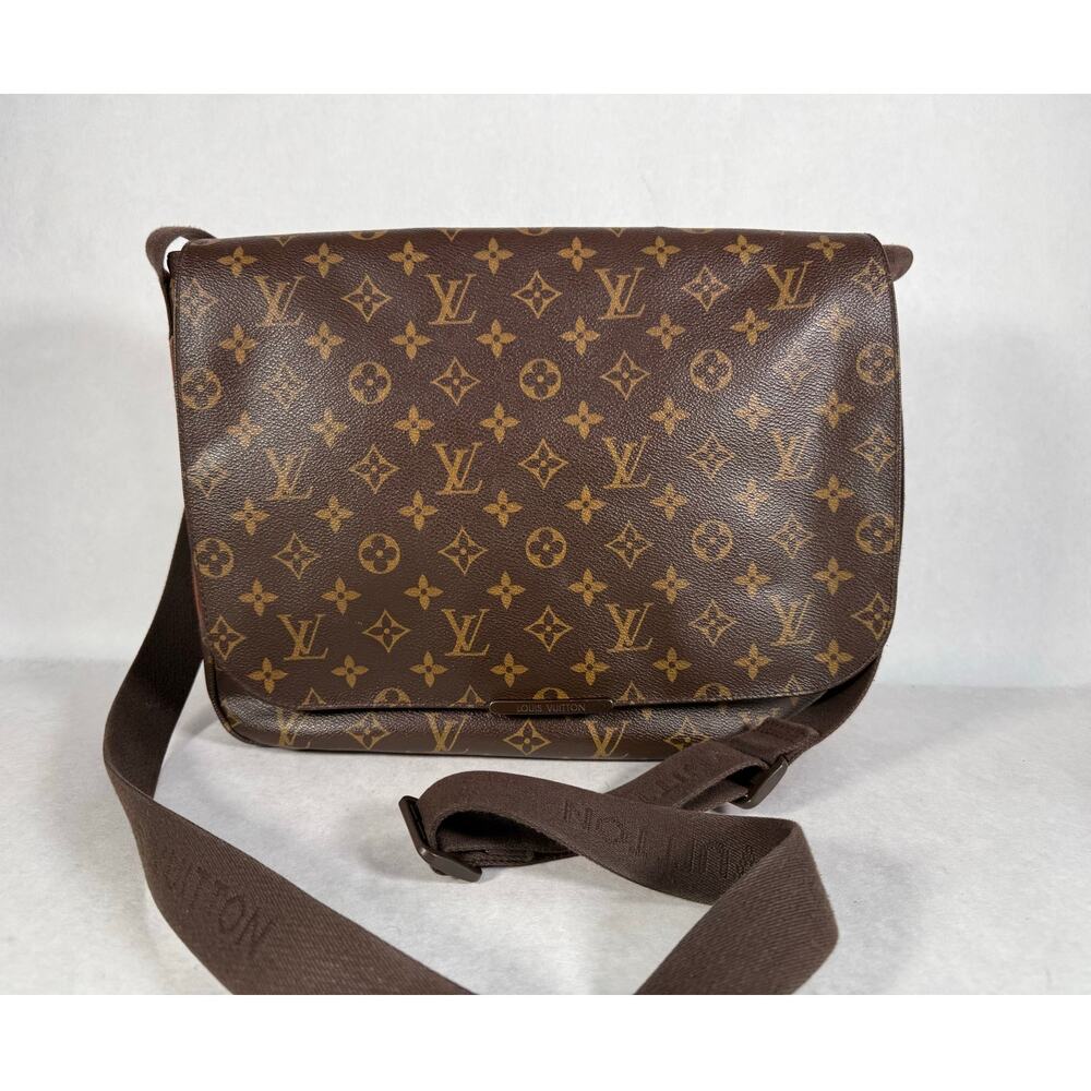 Louis Vuitton Macassar Messenger Crossbody Laptop Bag w/ Entrupy COA MSRP $1900 - Picture 10 of 11